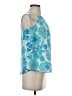 Lilly Pulitzer For Target 100% Polyester Blue Sleeveless Blouse Size XS - photo 4