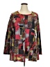 Shana Red Long Sleeve Blouse Size 2X - photo 1