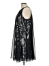 Sangria Metallic Black Cocktail Dress Size 10 - photo 5
