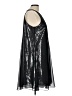 Sangria Metallic Black Cocktail Dress Size 10 - photo 4