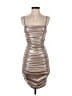 Fashion Nova Metallic Silver Cocktail Dress Size S - photo 1