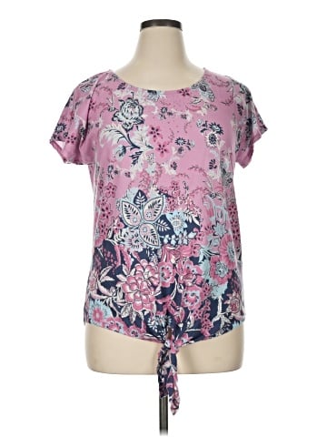 One World Short Sleeve Blouse (view 1)