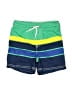 Carter's 100% Polyester Color Block Green Board Shorts 18-24 MO / 24 MO - photo 1
