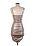 Fashion Nova Metallic Silver Cocktail Dress Size S - photo 2
