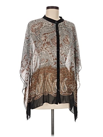 Susan Graver Short Sleeve Blouse (view 1)