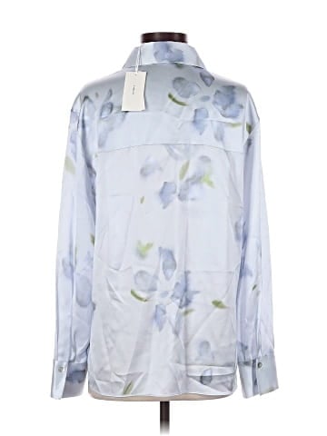 Vince. Long Sleeve Silk Top (view 2)