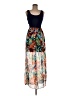 Le Lis 100% Polyester Floral Black Casual Dress Size M - photo 1