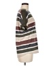 Pink Clover Stripes Brown Short Sleeve Top Size M - photo 4