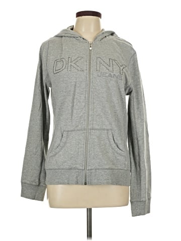 DKNY Jeans Zip Up Hoodie (view 1)