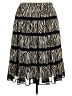 Alfred Dunner 100% Polyester Animal Print Black Casual Skirt Size 12 Petite - photo 2