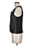 Theory 100% Leather Black Vest Size 8 - photo 5