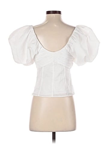 FRAME Short Sleeve Blouse (view 2)