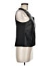 Theory 100% Leather Black Vest Size 8 - photo 4