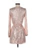 Crystal Sky Metallic Silver Cocktail Dress Size XS - photo 2