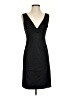 St. John Chevron-herringbone Black Cocktail Dress Size 2 - photo 1
