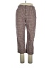Cherokee Checkered-gingham Brown Casual Pants Size 16 - photo 1