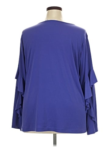 Susan Graver 3/4 Sleeve Top (view 2)