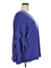 Susan Graver Blue 3/4 Sleeve Top Size 2X - photo 4
