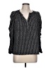 Max Studio Polka Dots Black 3/4 Sleeve Blouse Size L (estimated) - photo 1