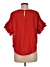 Haute Monde 100% Polyester Red Short Sleeve Top Size M - photo 2