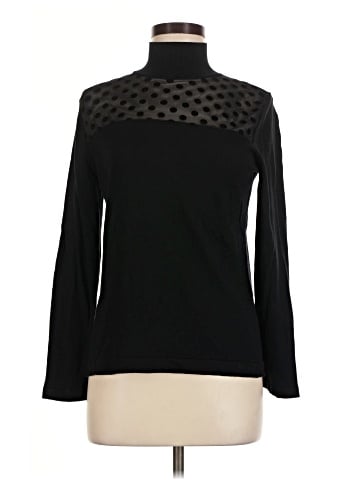 August Silk Turtleneck Sweater (view 1)