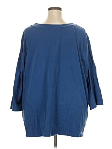 Liz & Me for Catherines 3/4 Sleeve Top (view 2)
