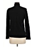 August Silk Black Turtleneck Sweater Size M - photo 2