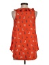 Maeve 100% Polyester Orange Sleeveless Blouse Size 0 - photo 2