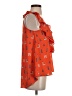 Maeve 100% Polyester Orange Sleeveless Blouse Size 0 - photo 4