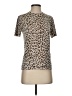 Equipment Animal Print Tan Short Sleeve Top Size XS - photo 1