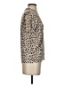 Equipment Animal Print Tan Short Sleeve Top Size XS - photo 4