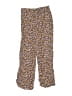 Zara Floral Brown Casual Pants Size 8 - photo 1
