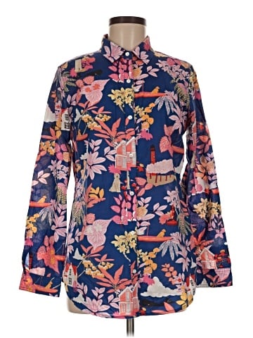 J. McLaughlin Long Sleeve Button-Down Shirt (view 1)