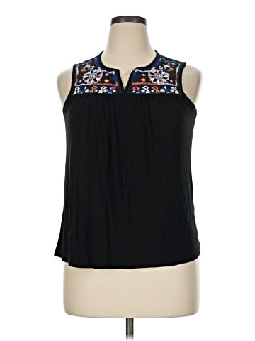 Espresso Sleeveless Blouse (view 1)
