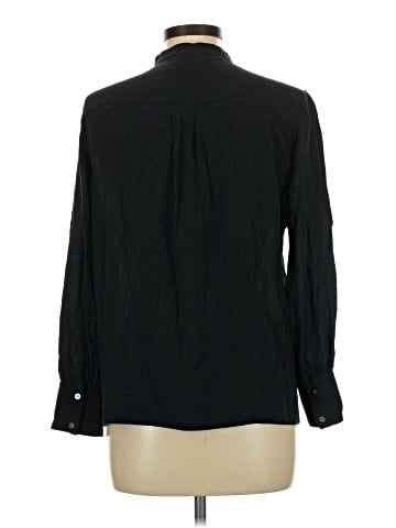 Everlane Long Sleeve Silk Top (view 2)