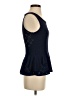 BCX Blue Sleeveless Top Size S - photo 4