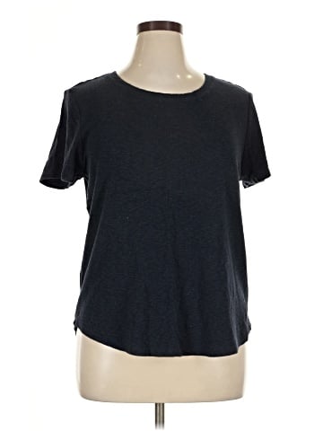 Marled Short Sleeve Top (view 1)