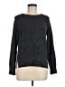 Gap 100% Cotton Metallic Gray Pullover Sweater Size M - photo 1