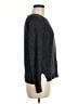 Gap 100% Cotton Metallic Gray Pullover Sweater Size M - photo 4