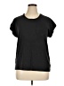 Max Studio Black Short Sleeve Top Size XL - photo 1