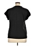 Max Studio Black Short Sleeve Top Size XL - photo 2