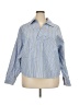 J.Crew 100% Cotton Stripes Blue Long Sleeve Button-Down Shirt Size 2X - photo 1