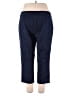 Kim Rogers Solid Blue Active Pants Size 18 - photo 2