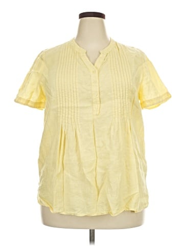 Coldwater Creek Short Sleeve Blouse (view 1)