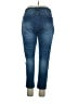 Ellos Solid Blue Jeans Size 16 - photo 2