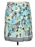 Jaclyn Smith Print Teal Casual Skirt Size 14 - photo 1