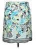 Jaclyn Smith Print Teal Casual Skirt Size 14 - photo 2