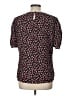 Unbranded 100% Polyester Black Short Sleeve Blouse Size L - photo 2