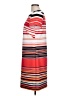 Perceptions Stripes Red Casual Dress Size 10 - photo 5