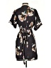Ann Taylor 100% Polyester Print Gray Casual Dress Size XS - photo 2